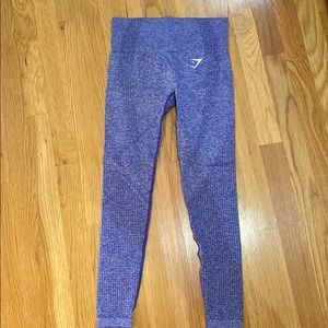 Gymshark vital seamless leggings size xs purple